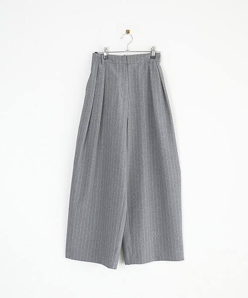 SOLAMONAT LARME(ソラモナラーム)の「ストライプパンツ(その他パンツ・レディース・ブラック/チャコール/グレー・38/40)」の10枚目の写真