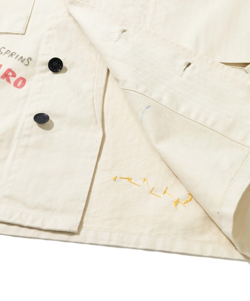 go slow caravan(ゴースローキャラバン)の「Made in standerd/メイドインスタンダード MEMORIAL M-43 HBT JACKET(ブルゾン・メンズ・ナチュラル・MEDIUM/LARGE)」の9枚目の写真