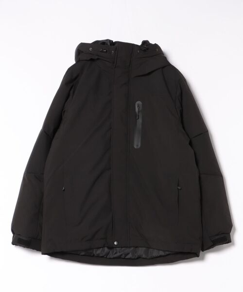 ８(eight)（エイト）の「中綿 切替ジャケット（ダウンジャケット/コート・メンズ・チャコール/ベージュ/ブラック・MEDIUM/X-LARGE/LARGE）」の2枚目の写真