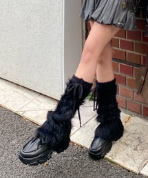 RAY CASSIN | ファーレッグウォーマー(レッグウォーマー)