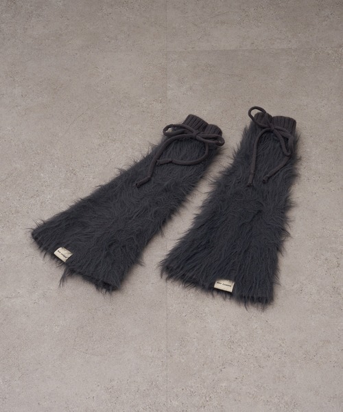 RAY CASSIN（レイカズン）の「ファーレッグウォーマー（レッグウォーマー・レディース・ブラック/チャコールグレー/ブラウン・FREE）」の11枚目の写真