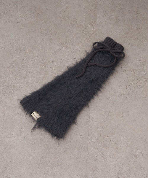 RAY CASSIN（レイカズン）の「ファーレッグウォーマー（レッグウォーマー・レディース・ブラック/チャコールグレー/ブラウン・FREE）」の6枚目の写真