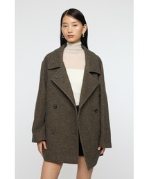 MOUSSY | DOUBLE BREASTED MID コート(ピーコート)
