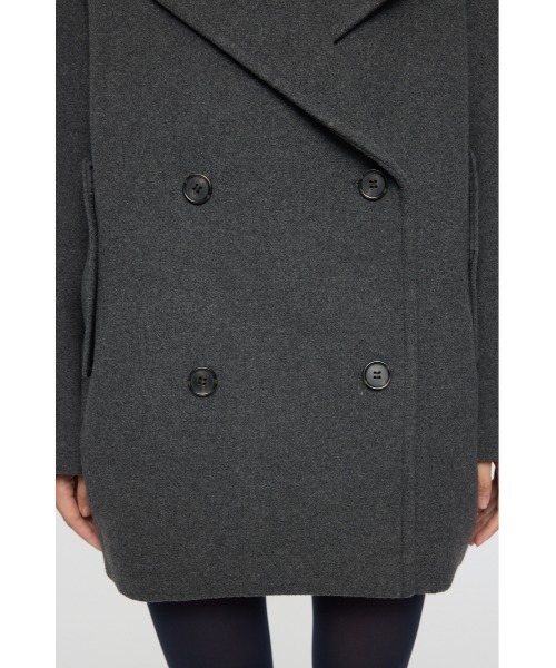 MOUSSY DOUBLE BREASTED MID コート（黒） DOUBLE BREASTED MID コート（MOUSSY）｜ルミネのファッション通販