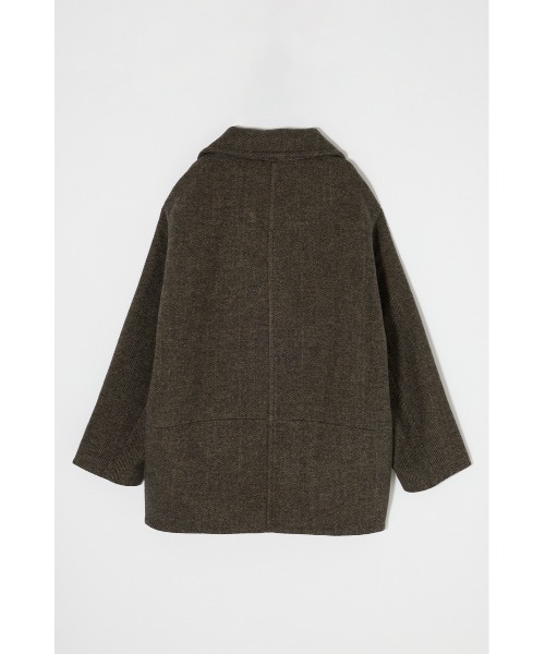 セール】DOUBLE BREASTED MID コート（ピーコート）｜MOUSSY（マウジー