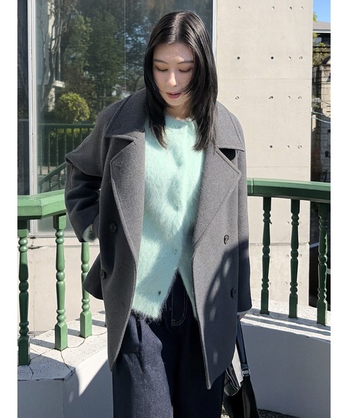 DOUBLE BREASTED MID コート（ピーコート）｜MOUSSY（マウジー）の