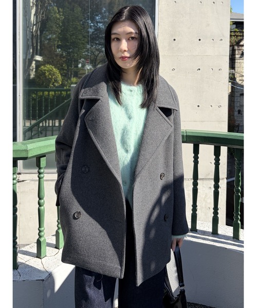 DOUBLE BREASTED MID コート（ピーコート）｜MOUSSY（マウジー）の