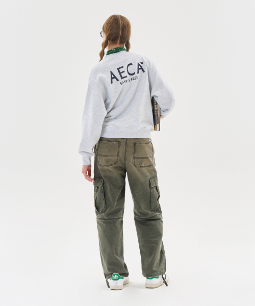 AECA（エイカ）の「AECA SIGNATURE SWEAT SHIRT-LIGHT GREY（スウェット・レディース・その他・SMALL/MEDIUM/LARGE/X-LARGE）」の5枚目の写真