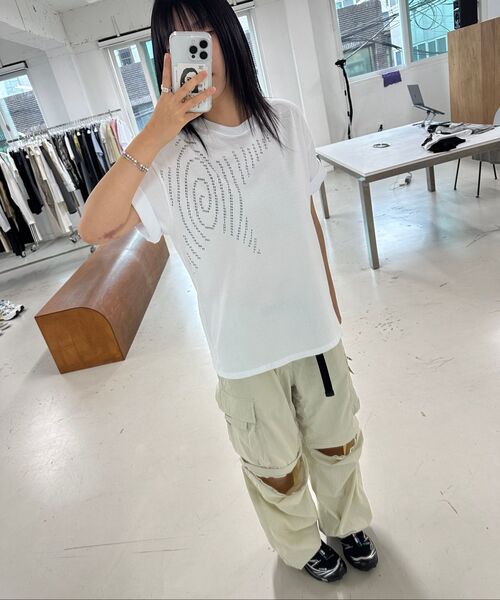 MUSINSA STANDARD（ムシンサスタンダード）の「[シティレジャー] ワイドベルト付きディタッチャブルカーゴパンツ [ダスティクリーム]（スウェットパンツ・メンズ・その他・32/34/36/38/26/27/28/29/30/31/33/40/42）」の16枚目の写真