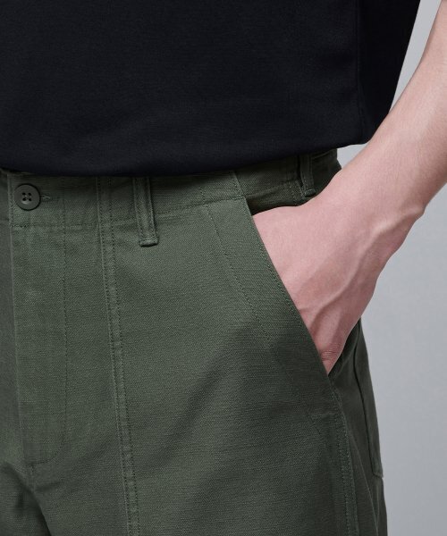 MUSINSA STANDARD（ムシンサスタンダード）の「ワイドレプリカファティーグパンツ[カーキ]（その他パンツ・メンズ・その他・26/33/34/36/38/40/42/27/28/29/30/31/32）」の6枚目の写真