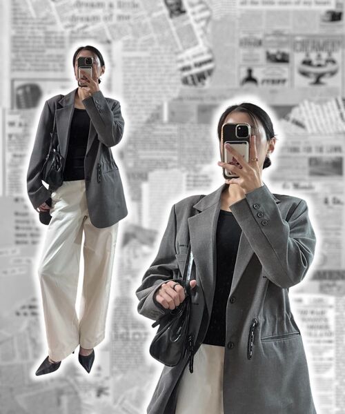 MUSINSA STANDARD WOMAN（ムシンサスタンダードウーマン）の「レディースワイドチノパンツ【クリーム】（その他パンツ・レディース・その他・30/24/25/26/27/28/29）」の13枚目の写真