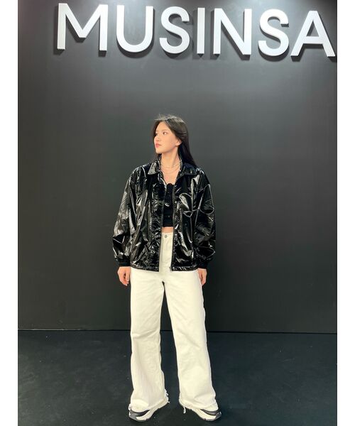 MUSINSA STANDARD WOMAN（ムシンサスタンダードウーマン）の「レディースワイドチノパンツ【クリーム】（その他パンツ・レディース・その他・30/24/25/26/27/28/29）」の16枚目の写真