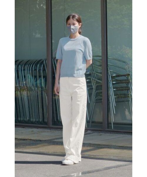 MUSINSA STANDARD WOMAN（ムシンサスタンダードウーマン）の「レディースワイドチノパンツ【クリーム】（その他パンツ・レディース・その他・30/24/25/26/27/28/29）」の17枚目の写真