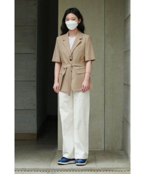 MUSINSA STANDARD WOMAN（ムシンサスタンダードウーマン）の「レディースワイドチノパンツ【クリーム】（その他パンツ・レディース・その他・30/24/25/26/27/28/29）」の21枚目の写真