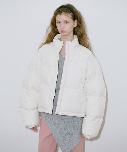 Puffer Jacket (Ivory)（ダウンジャケット/コート）｜SINOON（シヌーン