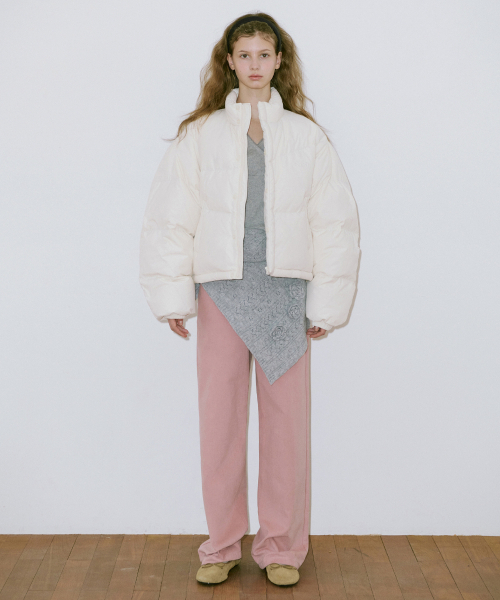 Puffer Jacket (Ivory)（ダウンジャケット/コート）｜SINOON（シヌーン