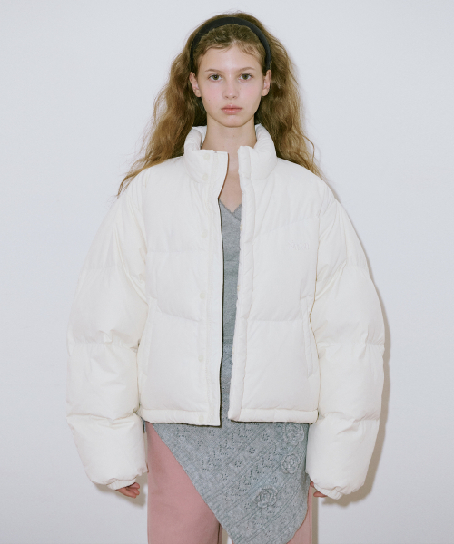 Puffer Jacket (Ivory)（ダウンジャケット/コート）｜SINOON（シヌーン