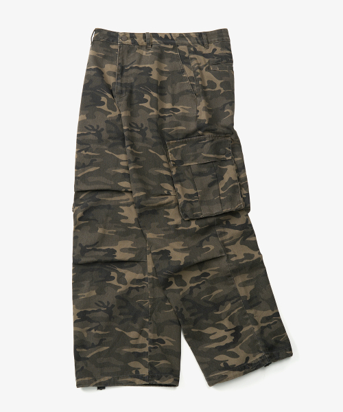 TOFFEE(トフィー)の「カモワイドコットンパンツ (ディープカーキ)(その他パンツ・メンズ・その他・SMALL/MEDIUM/LARGE/X-LARGE)」の3枚目の写真