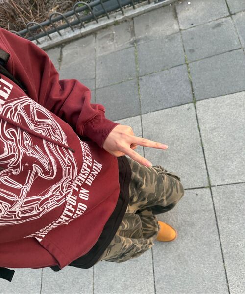 TOFFEE(トフィー)の「カモワイドコットンパンツ (ディープカーキ)(その他パンツ・メンズ・その他・SMALL/MEDIUM/LARGE/X-LARGE)」の12枚目の写真