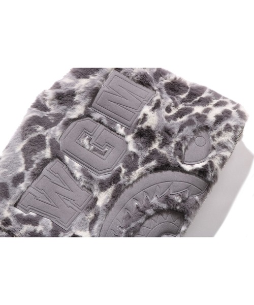 A BATHING APE（アベイシングエイプ）の「WILD LEOPARD PATTERN FAUX FUR SHARK FULL ZIP JACKET（ブルゾン・メンズ・グレー/ベージュ・MEDIUM/LARGE/SMALL/X-LARGE）」の13枚目の写真