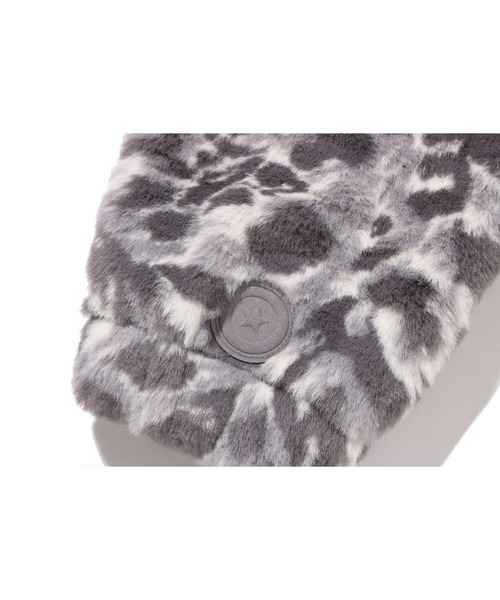 A BATHING APE（アベイシングエイプ）の「WILD LEOPARD PATTERN FAUX FUR SHARK FULL ZIP JACKET（ブルゾン・メンズ・グレー/ベージュ・MEDIUM/LARGE/SMALL/X-LARGE）」の17枚目の写真