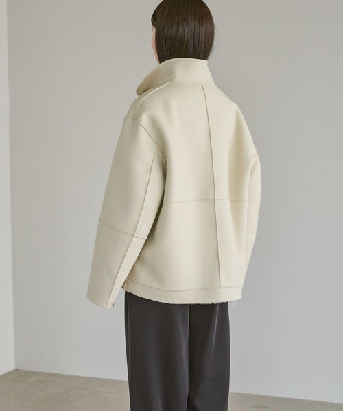 A part by（アパートバイ）の「LANEIGEリバーコート（その他アウター・レディース・ブラック/ライトベージュ・FREE）」の13枚目の写真