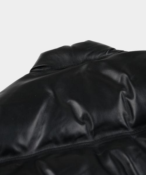 SNOWDON LAMBSKIN DOWN JACKET _ BLACK