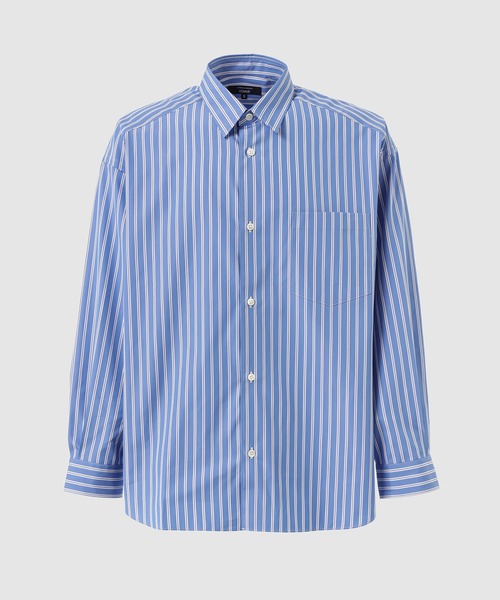 COMME des GARCONS HOMME(コム デ ギャルソン・オム)の「COTTON OXFORD STRIPE SHIRTS(シャツ/ブラウス・メンズ・サックスブルー/ネイビー・L/M/S/XS)」の2枚目の写真