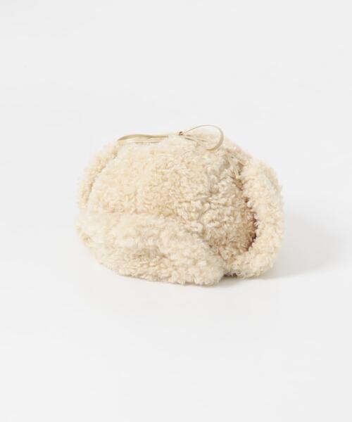 KBF(ケイビーエフ)の「ボアフライトCAP(キャップ・レディース・ベージュ/ブラック・ONE)」の9枚目の写真