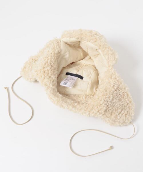 KBF(ケイビーエフ)の「ボアフライトCAP(キャップ・レディース・ベージュ/ブラック・ONE)」の12枚目の写真