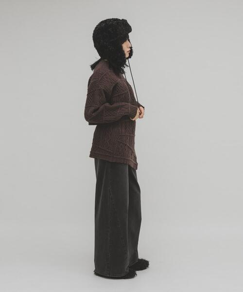 KBF(ケイビーエフ)の「ボアフライトCAP(キャップ・レディース・ベージュ/ブラック・ONE)」の19枚目の写真