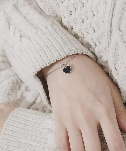 セール】ステンレスハートモチーフブレスレット（ブレスレット