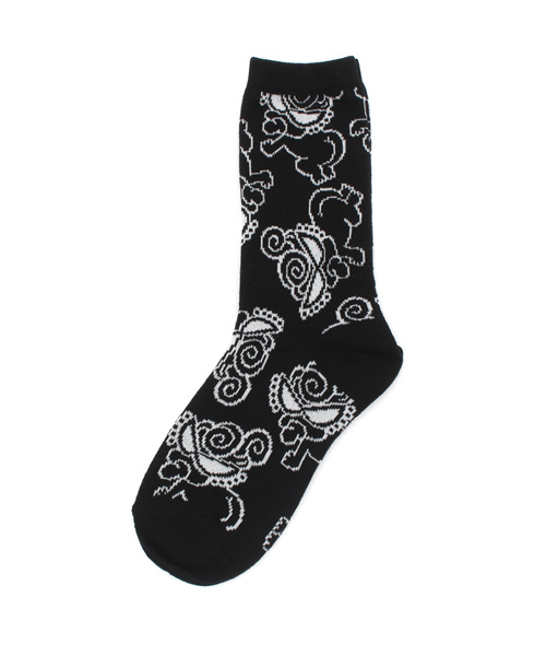 HYSTERIC MINI（ヒステリックミニ）の「BIRTH MINI 3P ソックス（ソックス/靴下・キッズ・ピンク/ブラック/トップグレー・19/22/16/13）」の7枚目の写真