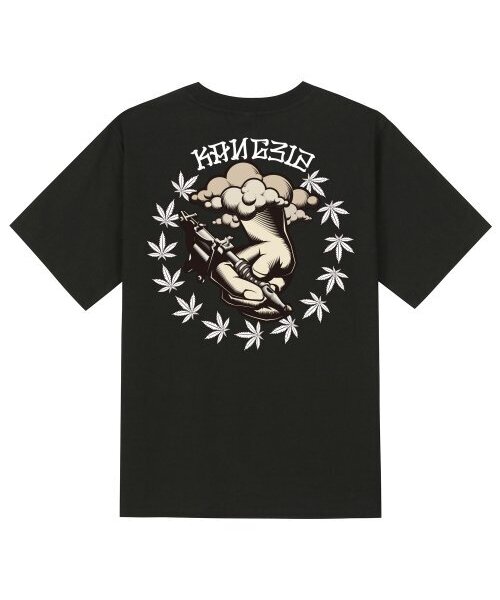 KAN6312(カン6312)の「KTB0092 タトゥーマシン 半袖Tシャツ - ブラック(Tシャツ/カットソー・メンズ・その他・LARGE/MEDIUM/SMALL/X-LARGE)」の1枚目の写真