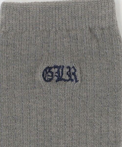 green label relaxing(グリーンレーベルリラクシング)の「ロゴリブクルー ハイソックス / 靴下 キッズ 17cm-19cm(ソックス/靴下・キッズ・ホワイト/ネイビー/グレー系・17-19cm)」の5枚目の写真