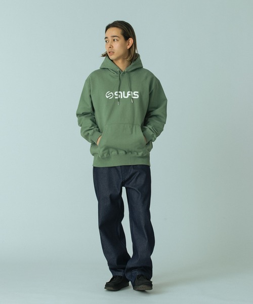 SILAS（サイラス）の「LOGO SWEAT HOODIE（パーカー・メンズ・アッシュ/ブラック/ブラウン/グリーン・M/L/XL）」の12枚目の写真