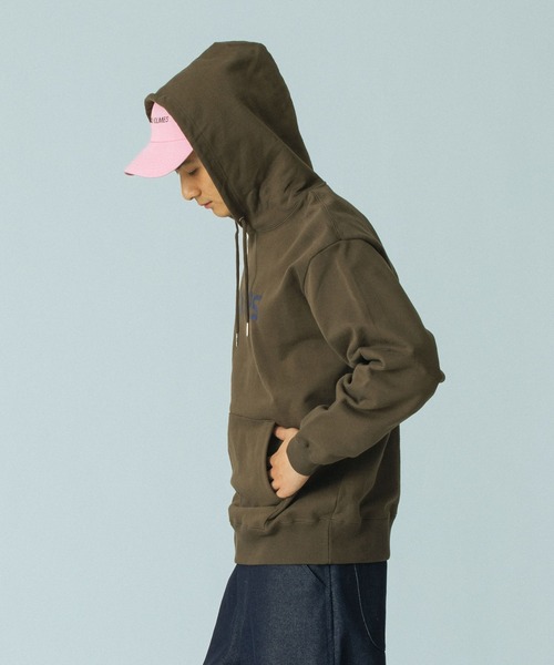 SILAS（サイラス）の「LOGO SWEAT HOODIE（パーカー・メンズ・アッシュ/ブラック/ブラウン/グリーン・M/L/XL）」の14枚目の写真