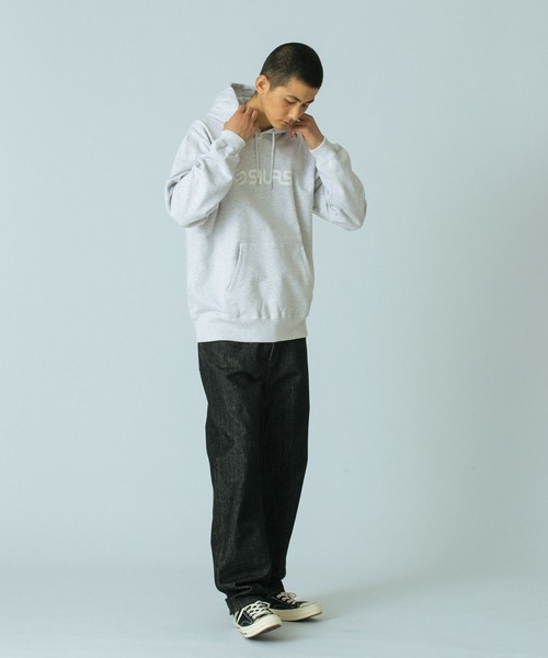 SILAS（サイラス）の「LOGO SWEAT HOODIE（パーカー・メンズ・アッシュ/ブラック/ブラウン/グリーン・M/L/XL）」の16枚目の写真