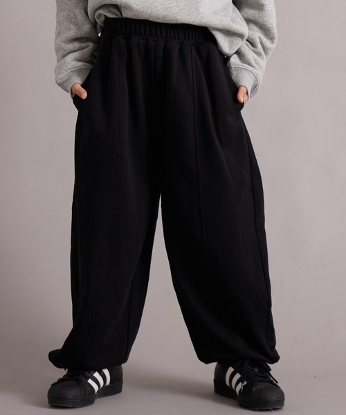 裏毛 切替ボリュームスウェットパンツ【PAIRMANON STREET