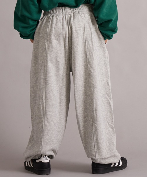PAIRMANON STREET（ペアマノンストリート）の「裏毛 切替ボリュームスウェットパンツ【PAIRMANON STREET】（スウェットパンツ・キッズ・レッド/グレー/ブラック・100/110/120/130/140/150/160/90）」の8枚目の写真