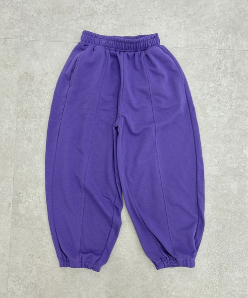 PAIRMANON STREET（ペアマノンストリート）の「裏毛 切替ボリュームスウェットパンツ【PAIRMANON STREET】（スウェットパンツ・キッズ・レッド/グレー/ブラック/パープル・100/110/120/130/140/150/160/90）」の20枚目の写真