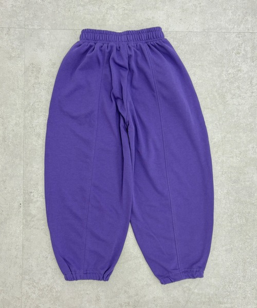PAIRMANON STREET（ペアマノンストリート）の「裏毛 切替ボリュームスウェットパンツ【PAIRMANON STREET】（スウェットパンツ・キッズ・レッド/グレー/ブラック/パープル・100/110/120/130/140/150/160/90）」の19枚目の写真