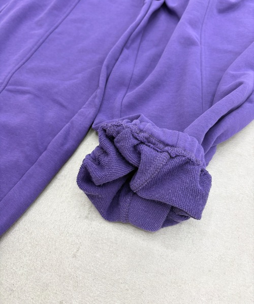 PAIRMANON STREET（ペアマノンストリート）の「裏毛 切替ボリュームスウェットパンツ【PAIRMANON STREET】（スウェットパンツ・キッズ・レッド/グレー/ブラック/パープル・100/110/120/130/140/150/160/90）」の18枚目の写真