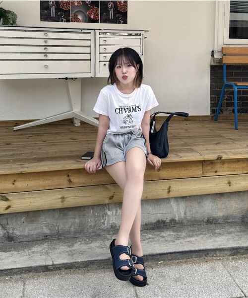 bounDary（バウンダリー）の「ニティドトラックショートパンツ[グレー]（その他パンツ・レディース・その他・FREE）」の22枚目の写真