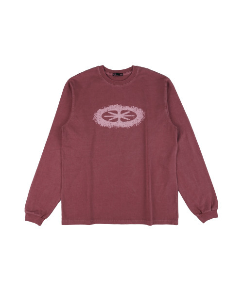 ERTR(イーアールティーアール)の「Pigment Dyed Star Logo LS T-Shirt Red(Tシャツ/カットソー・レディース・その他・X-SMALL/SMALL/MEDIUM/LARGE)」の2枚目の写真