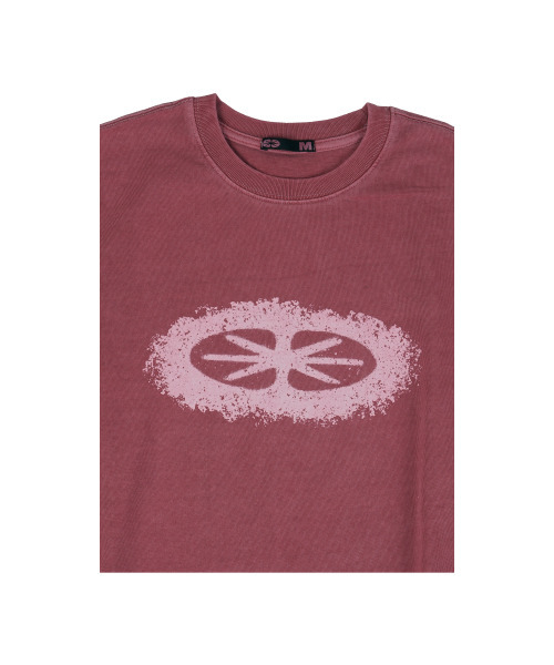 ERTR(イーアールティーアール)の「Pigment Dyed Star Logo LS T-Shirt Red(Tシャツ/カットソー・レディース・その他・X-SMALL/SMALL/MEDIUM/LARGE)」の4枚目の写真