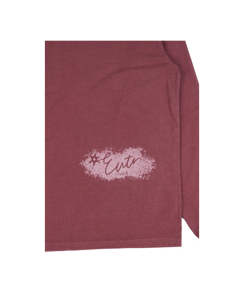 ERTR(イーアールティーアール)の「Pigment Dyed Star Logo LS T-Shirt Red(Tシャツ/カットソー・レディース・その他・X-SMALL/SMALL/MEDIUM/LARGE)」の5枚目の写真
