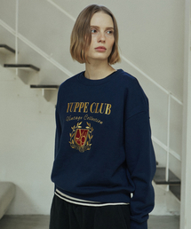 YUPPE（ヨッペ）の「FLAG SWEATSHIRT_NAVY（スウェット）」