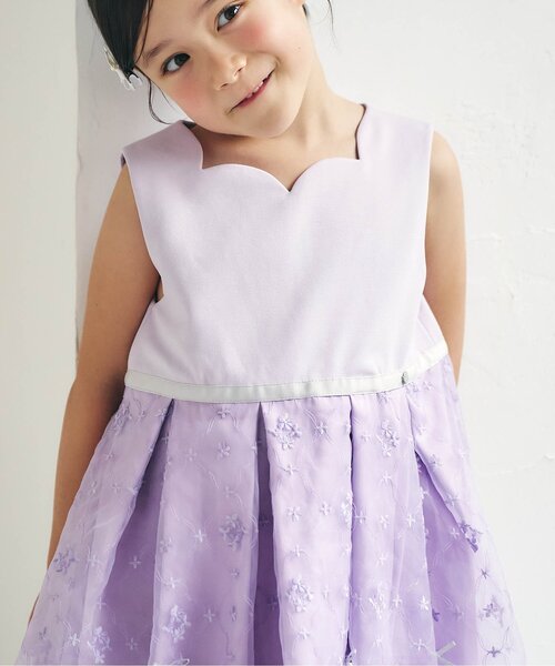 apres les cours(アプレレクール)の「フォーマルジャンパースカート(ワンピース・キッズ・ラベンダー/ネイビー・100/110/120/130)」の22枚目の写真