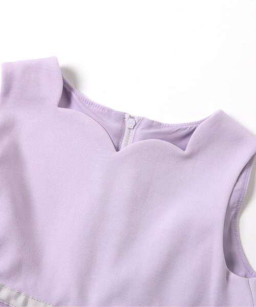apres les cours(アプレレクール)の「フォーマルジャンパースカート(ワンピース・キッズ・ラベンダー/ネイビー・100/110/120/130)」の4枚目の写真